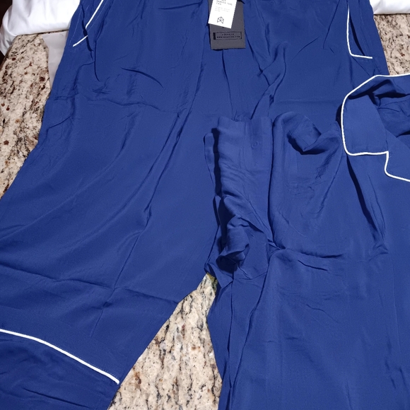 Unisex sleep raw pant/shirt top and bottom smooth material rawgear blue los ange - Picture 8 of 11